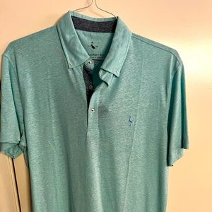 Tailorbyrd (NEW) 100% cotton light green button down Polo. Size Large.